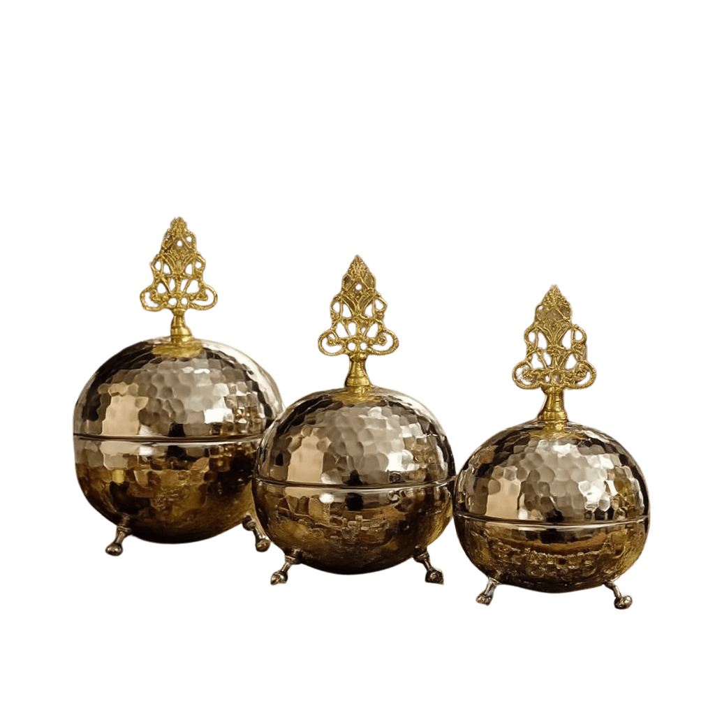 3 piece - Handcrafted Moroccan Copper by Cuivra